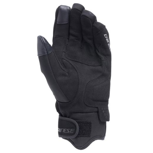 Motorcycle Waterproof gloves DAINESE TEMPEST 2 D-DRY short winter glove black