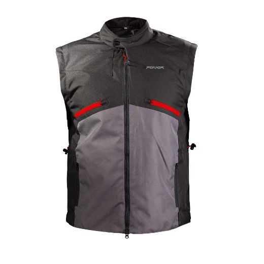 Μπουφάν enduro FOVOS PINDOS μπουφάν εντούρο μηχανής μαύρο κόκκινο