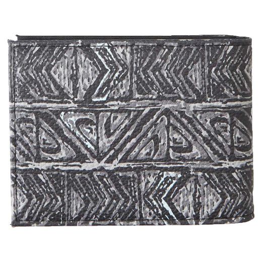 Ανδρικά πορτοφόλια QUIKSILVER FRESHNESS II Tri-Fold Tarmac Heritageo γκρι αντρικά πορτοφόλια