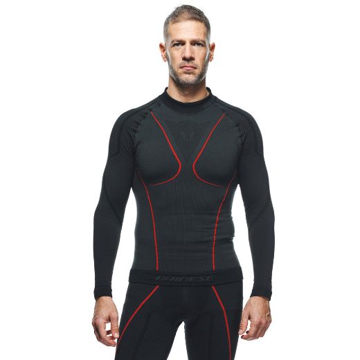 DAINESE THERMO LS LONGSLEEVE THERMAL TEE BLACK/RED