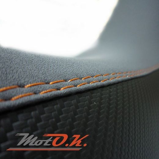 MOTO.K KTM 950/990 ADVENTURE GREY/BLACK SEAT COVER