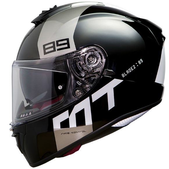 MT BLADE 2 SV B2 GLOSS PEARL GREY HELMET FULL FACE