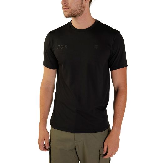 Fox Wordmark Tech Tee T-Shirt black