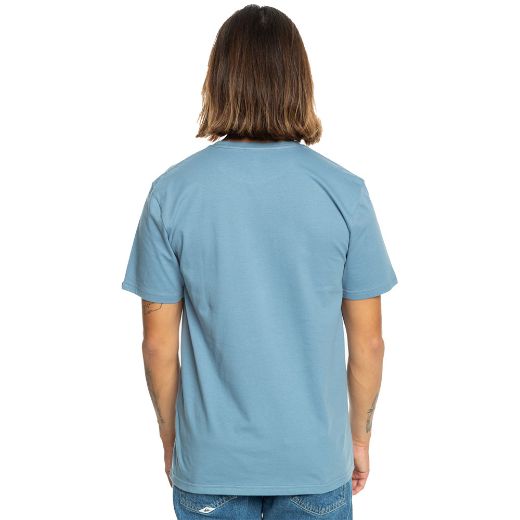 Ανδρικές Κοντομάνικες Μπλούζες QUIKSILVER COMP LOGO Ανδρική Μπλούζα BLUE SHADOW