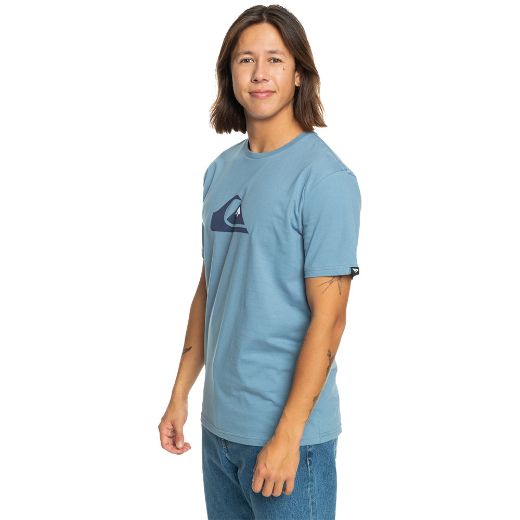 Quiksilver Comp Logo Tee T-Shirt blue shadow