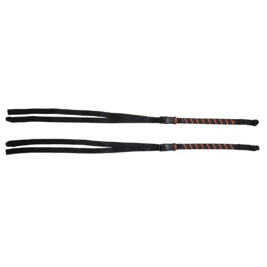 Ελαστικοί ιμάντες ROKSTRAPS STRETCH STRAP SET 31-106cm x 16mm black orange