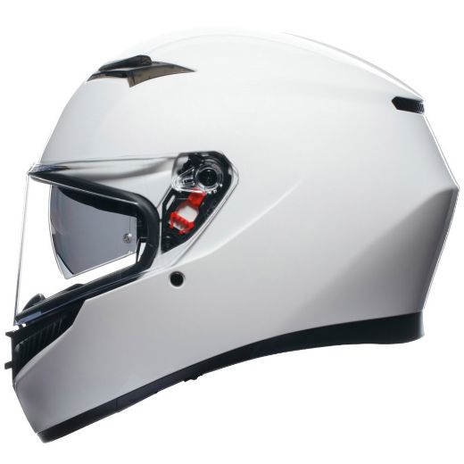 motorcycle full-face helmets AGV k3 MONO SETA WHITE ece 2206 helmet