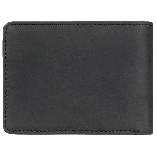Δερμάτινα ανδρικά πορτοφόλια QUIKSILVER MAC TRI-FOLD αντρικό πορτοφόλι Leather μαύρο