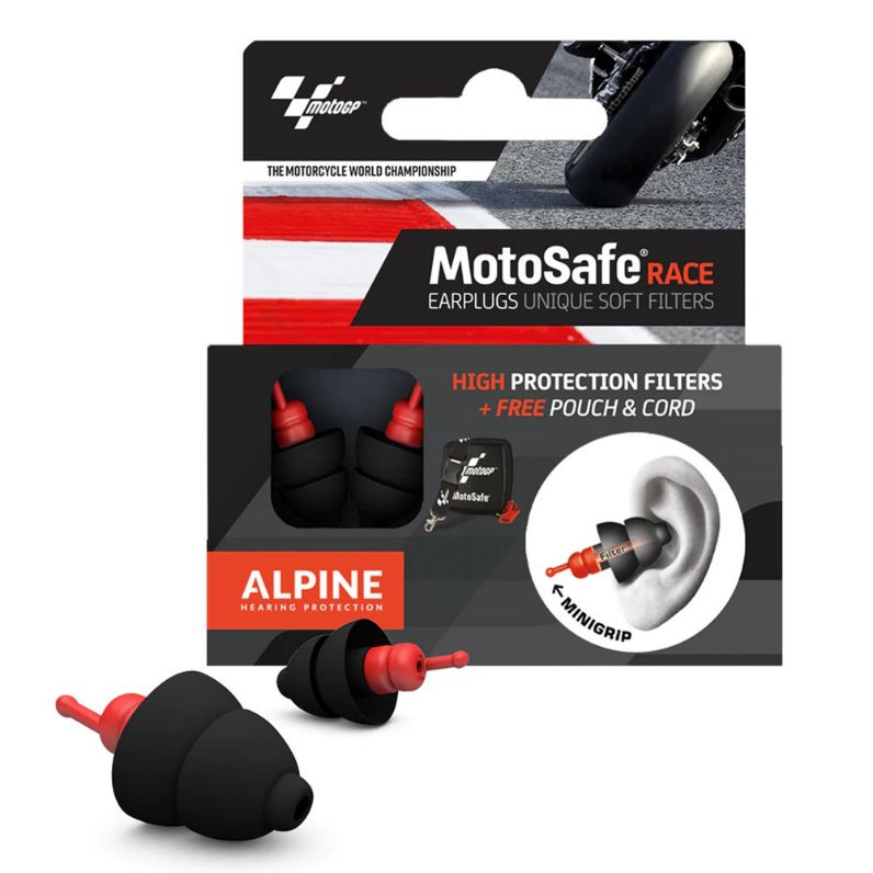 Ωτοασπίδες οδήγησης ALPINE EAR PLUGS MOTOSAFE RACE MOTOGP EDITION