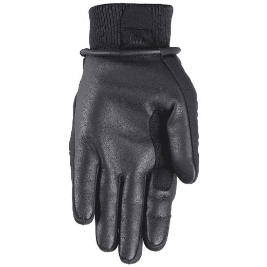 Χειμερινά γάντια NORDCODE SMART SOFTSHELL υδροφοβικό αντιανεμικό γάντι μηχανής μαύρο
