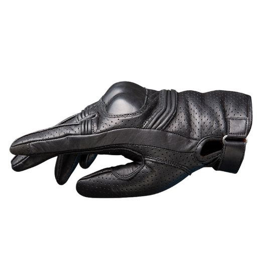 Δερμάτινα καλοκαιρινά γάντια NORDCODE THROTTLE μαύρα