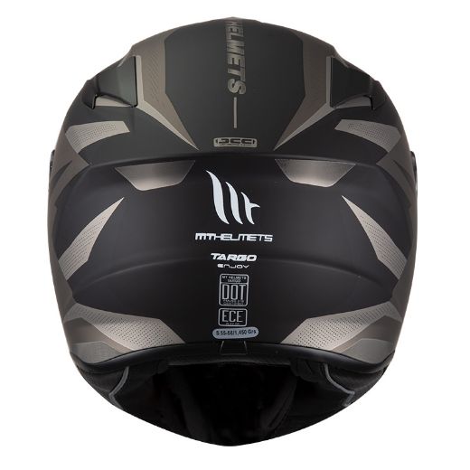 Κράνος μηχανής MT TARGO ENJOY E2 Full face κράνος Matt Grey γκρι ματ
