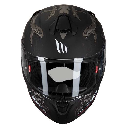 Full face κράνος μηχανής MT TARGO DAGGER E1 Matt Black μαύρο ματ