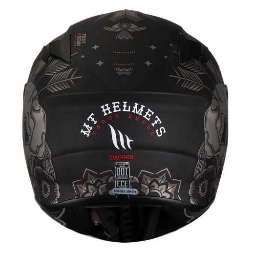 Full face κράνος MT TARGO DAGGER E1 Κράνος μηχανής Matt Black μαύρο ματ