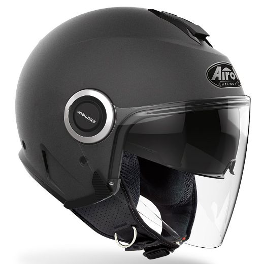 Jet κράνος AIROH HELIOS ανθρακί scooter & μηχανής