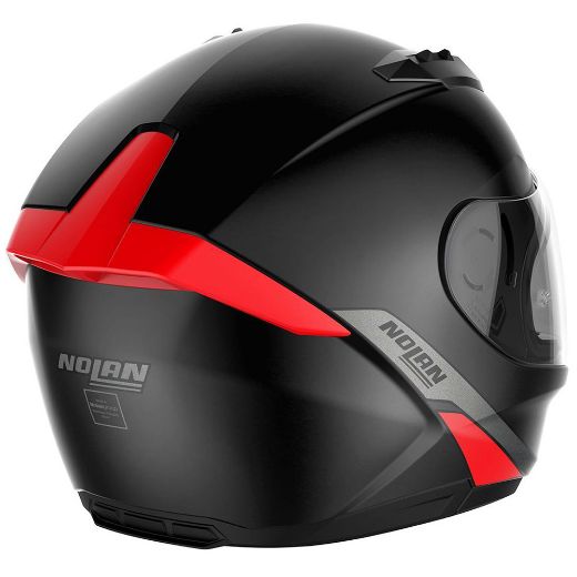 NOLAN N60-6 STAPLE 41 FLAT BLACK/RED