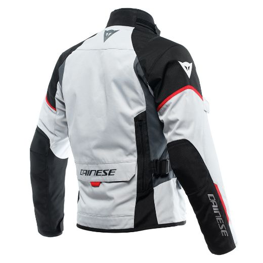 DAINESE TEMPEST 3 D-DRY JACKET GLACIER-GRAY/BLACK/LAVA-RED JACKET WINTER WP