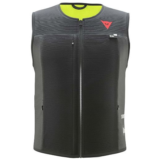DAINESE SMART JACKET D-AIR BLACK/FLUO-YELLOW