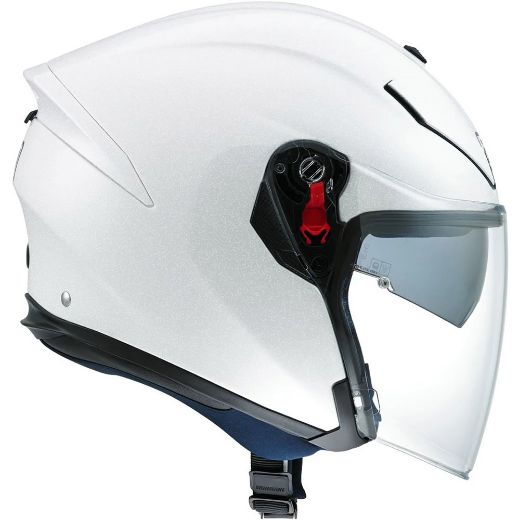 AGV K-5 JET MONO PEARL WHITE HELMET JET
