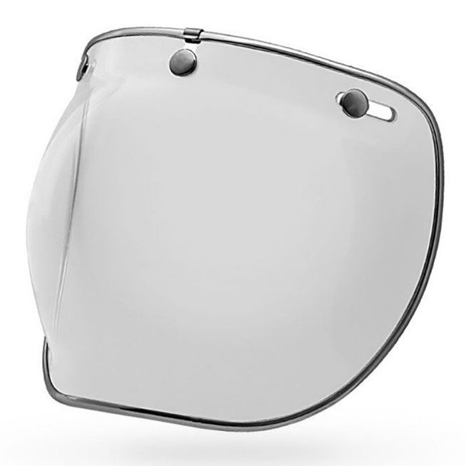 BELL 3-SNAP BUBBLE DLX CLEAR VISOR FOR CUSTOM 500