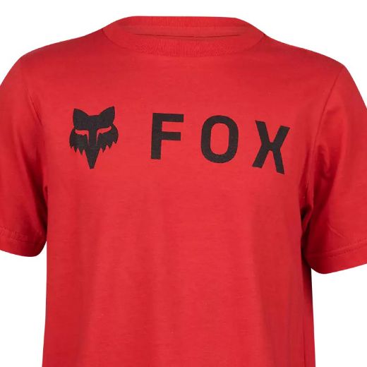 Κοντομάνικες Παιδικές Μπλούζες FOX YOUTH ABSOLUTE Παιδική κοντομάνικη μπλούζα Flame Red κόκκινο