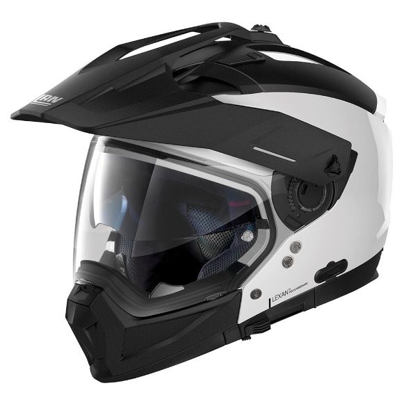NOLAN N70-2 X Adventure Crossover κράνη Special N-Com 15 Pure white Χανιά