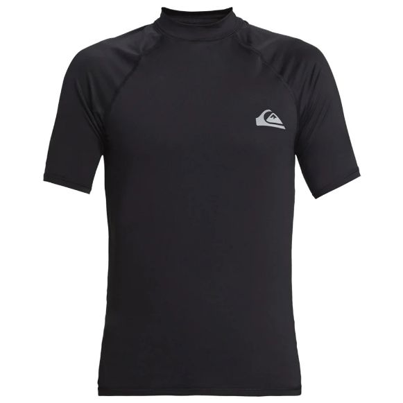 Quiksilver Everyday UPF 50 κοντομάνικες μπλούζες μαύρο