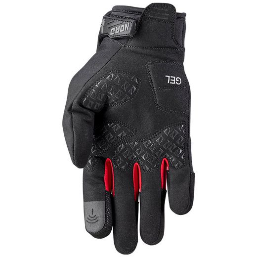 αντιανεμικά mid-season γάντια nordcode glenn evo γάντι μηχανής black red μαύρο κόκκινο