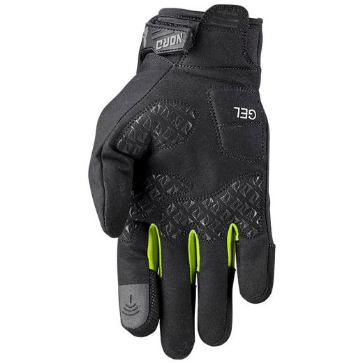αντιανεμικά mid-season γάντια nordcode glenn evo γάντι μηχανής black fluo μαύρο κίτρινο