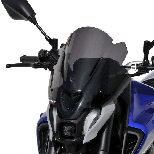 Ermax windscreen Yamaha MT-07 (2021 - 204) +35cm dark fume chania