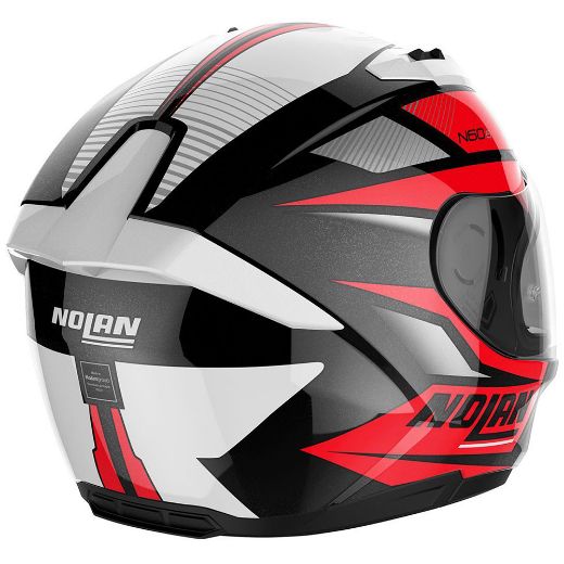 NOLAN N60-6 DOWNSHIFT 36 METAL BLACK/RED