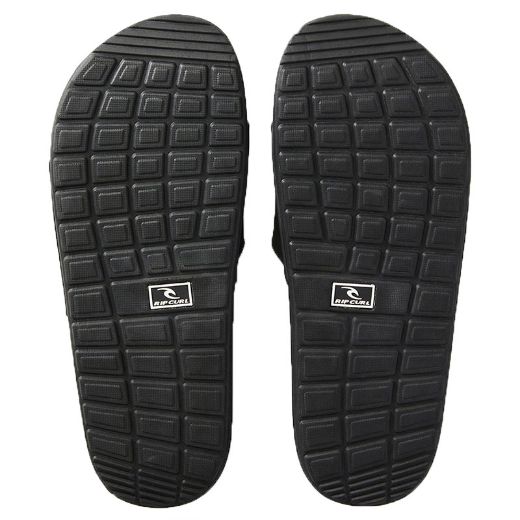 RIPCURL SIDE SLIDE OPEN TOE SHOES BLACK