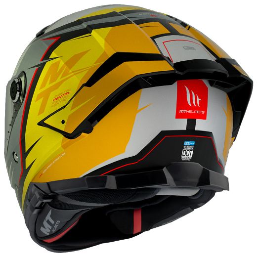 full-face κράνος MT THUNDER 4 SV B3 PENTAL YELLOW MATT