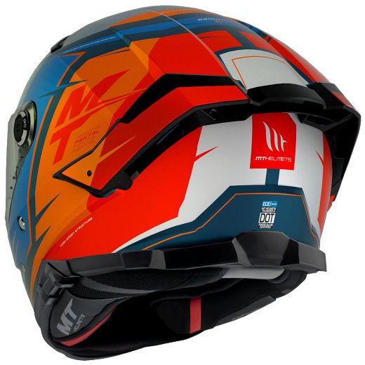 full-face κράνος MT THUNDER 4 SV B4 PENTAL ORANGE MATT