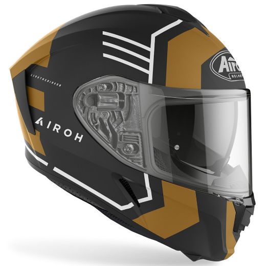 full-face κράνη μηχανής AIROH SPARK κράνος THRILL GOLD MATT
