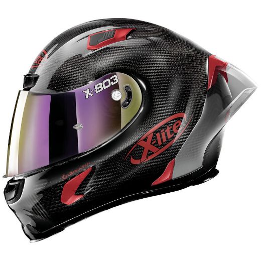 Αγωνιστικά Full-Face Κράνη X-LITE X-803 RS ULTRA CARBON κράνος IRIDIUM EDITION 63
