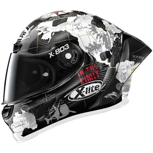 Αγωνιστικά Full-Face Κράνη X-LITE X-803 RS ULTRA CARBON κράνος REPLICA 60 C. CHECA