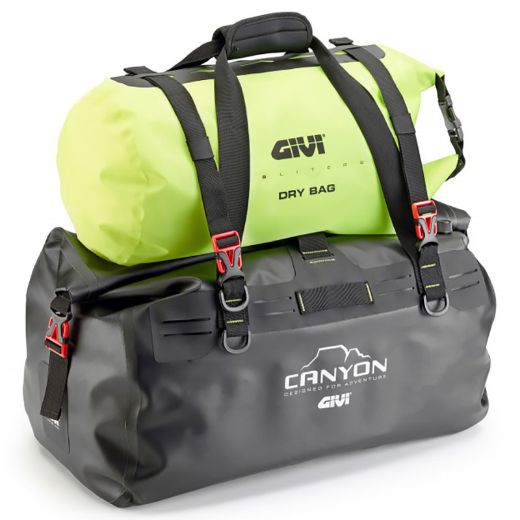 Αδιάβροχος σάκος GIVI T520 18L σάκος σέλας ουράς μηχανής φλούο κίτρινο