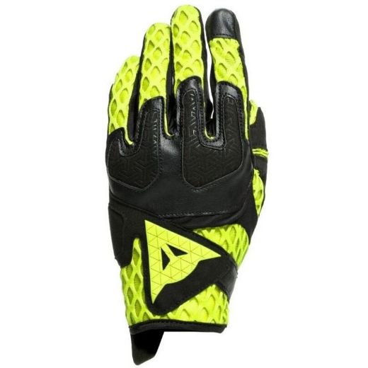 unisex καλοκαιρινά γάντια μηχανής dainese air-maze διάτρητα μαύρα κίτρινα