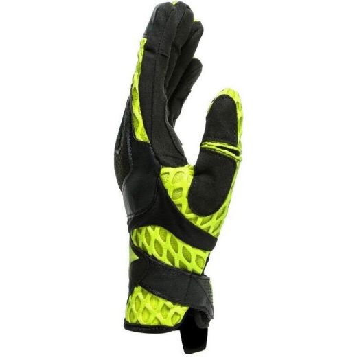 διάτρητα καλοκαιρινά γάντια μηχανής dainese air-maze μαύρα κίτρινα