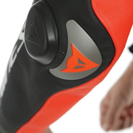 DAINESE MISANO 2 D-AIR PERF. 1PC LEATHER SUIT BLACK-MATT/WHITE/BLUE-LIGHT