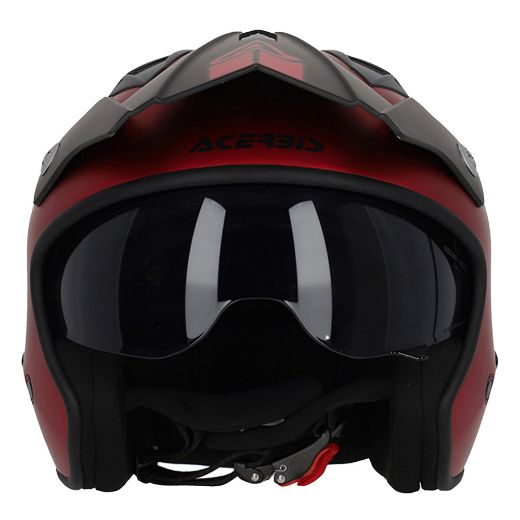 Καλοκαιρινό Ανοιχτό Open Face κράνος ACERBIS ARIA JET μεταλλικό κόκκινο