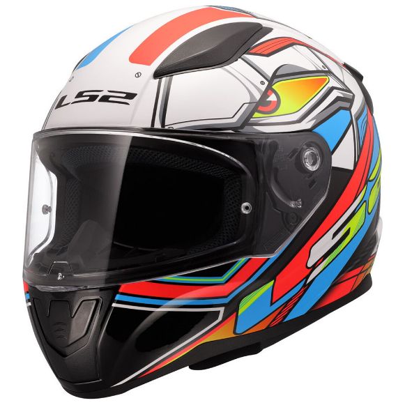 Full-Face Κράνη LS2 RAPID II xdron άσπρο/πορτοκαλί