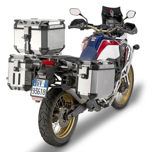 GIVI OBKN37 TREKKER NEW SET ALUMINIUM 37L PLAINES BALITSES