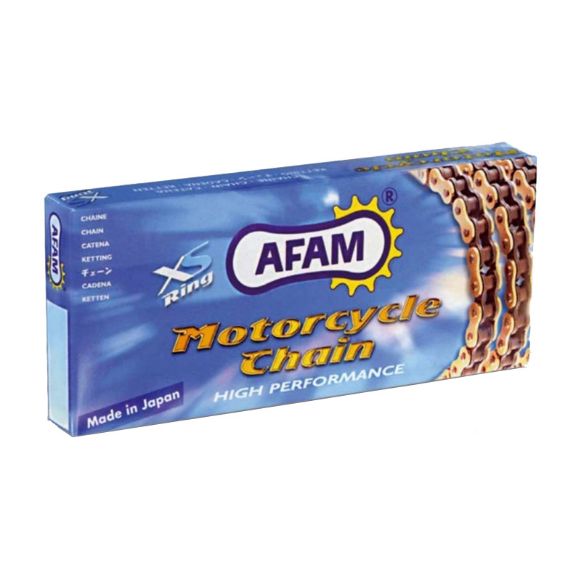 AFAM 520XRR3-G108L XS-RING REINFORCED PLUS BLACK GOLD/BLACK DRIVE CHAIN