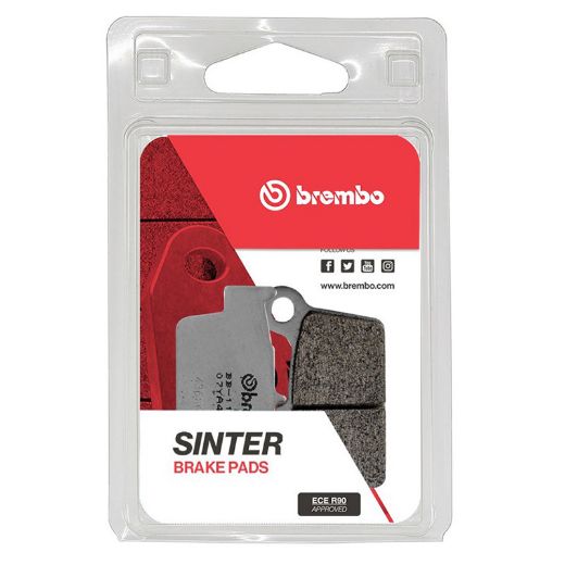 BREMBO Τακάκια Φρένων APRILIA KAWASAKI YAMAHA πίσω τακάκια 07YA41SX συνθετικά ασημί