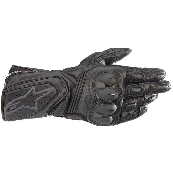Sport δερμάτινα γάντια μηχανής Alpinestars SP-8 V3 black Χανιά