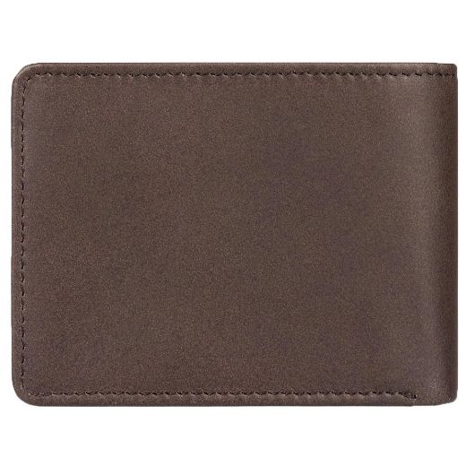 Δερμάτινα ανδρικά πορτοφόλια QUIKSILVER MAC TRI-FOLD αντρικό πορτοφόλι Leather Chocolate brown καφέ