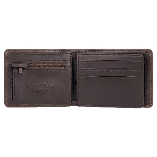 Quiksilver Mac Tri-fold men wallets Chocolate brown