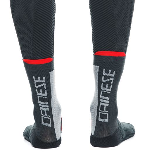 Motorcycle thermal socks DAINESE THERMO MID SOCKS BLACK/RED